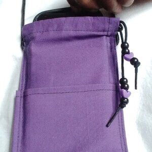 Home Sewn Neck Cellphone Carrier by Nicole